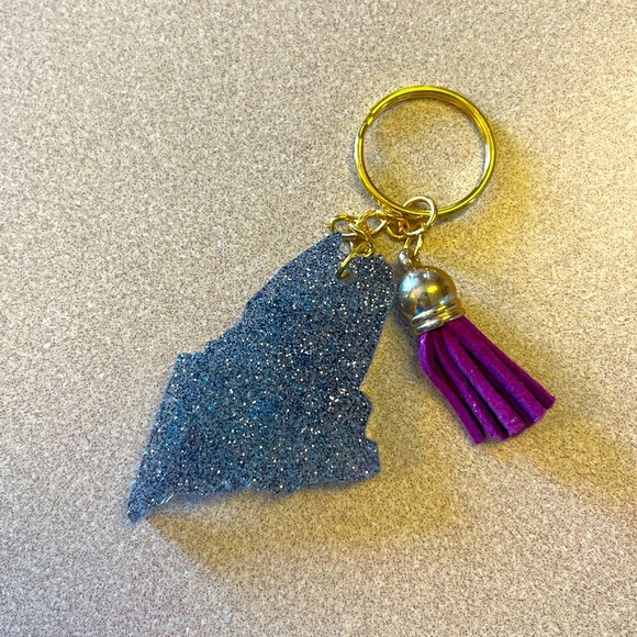 Hand Crafted Other - Handmade U.S. State Keychain - Maine